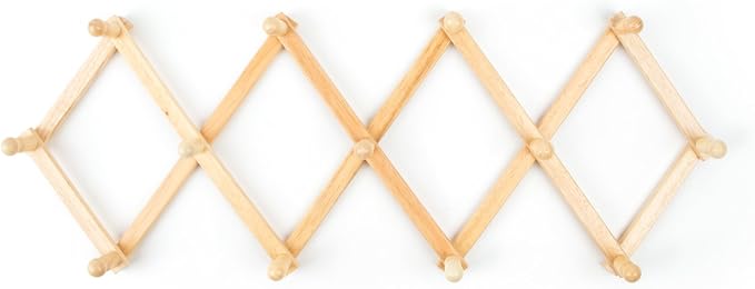 Fox Run Expanding Beechwood Coffee Mug Wall Rack - Image 8