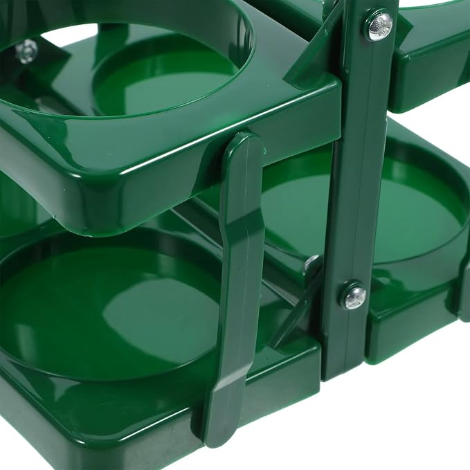 Portable Plastic Drink Carrier, Reusable Beer Bottle Coffee Cup Holder - Image 3