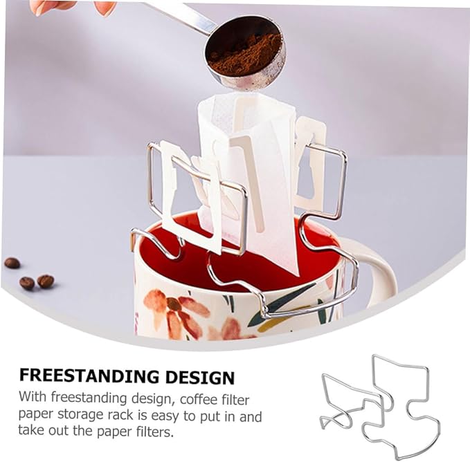 IMIKEYA Coffee Filters Stand Holder Organizer Cold Brew Filter Drink Drip Bag - Image 6