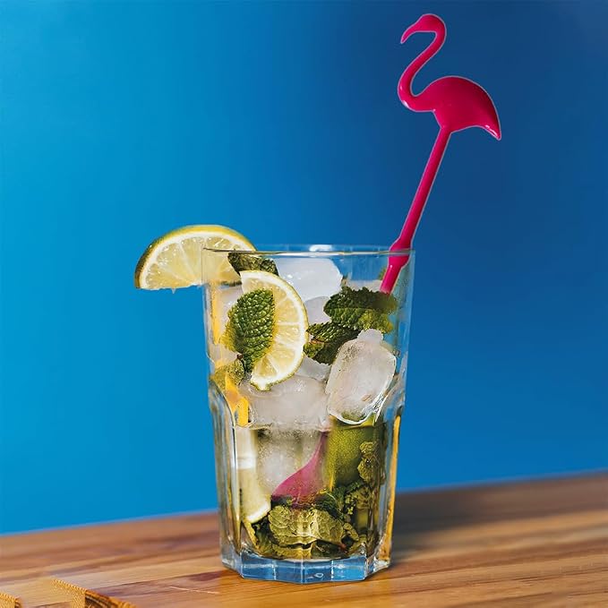 6 Pcs Cocktail Swizzle Sticks, Decorative Cocktail Stirrers - Image 4