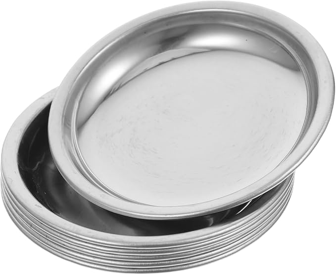 6pcs Stainless Steel Tea Bag Holder Drip Tray Tea Infuser Rest Saucer by HYTROVE