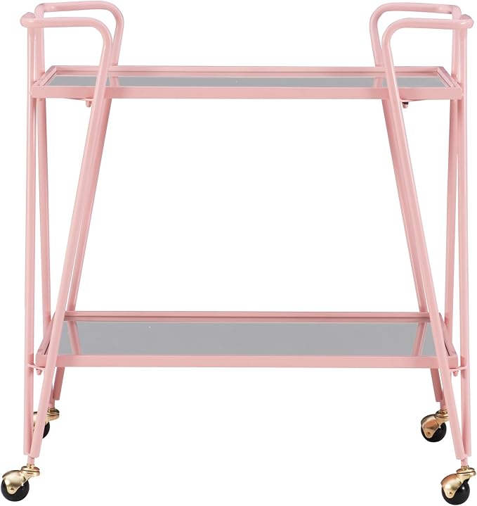 Gina Pink Mid-Century Bar Cart - Image 17