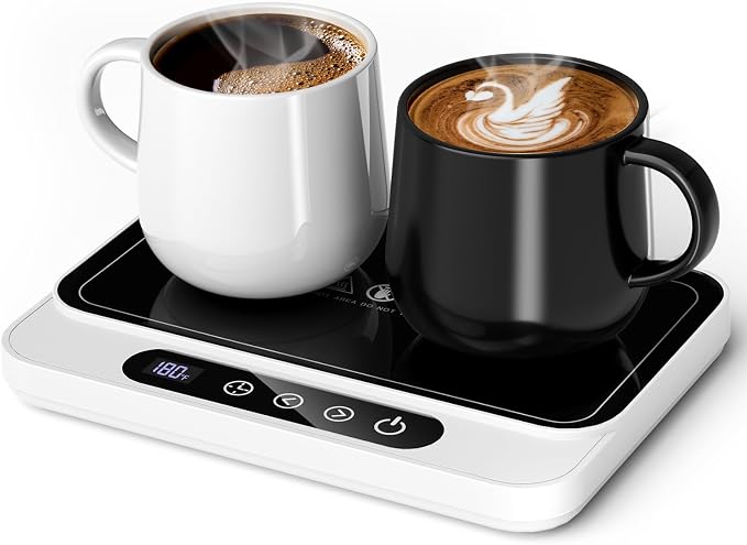 Misby Mug Warmer, 50W Large Heating Panel Coffee Mug Warmer by Misby