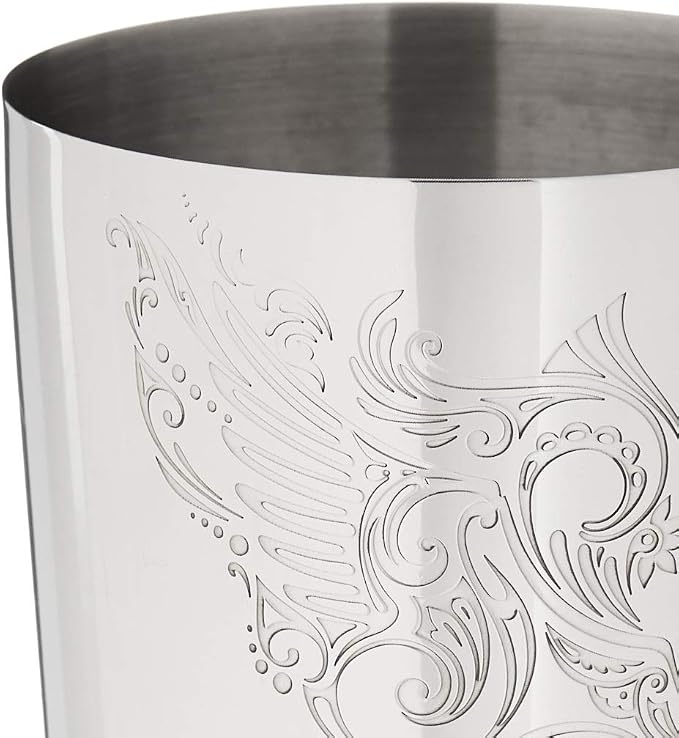 Barfly Cocktail Tin, Large 28 oz, Stainless Steel, Logo Etch - Image 3