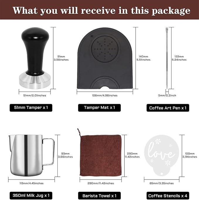 51 mm Coffee Tamper Set Coffee Press - Image 2