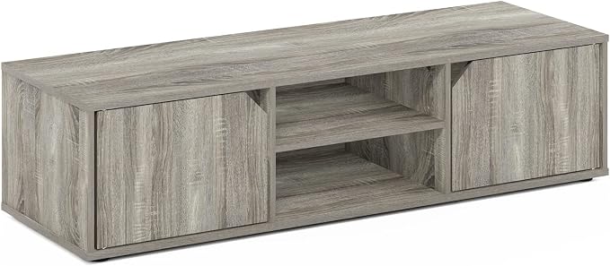 Furinno Classic Stand for TV up to 55 Inch, French Oak - Image 6