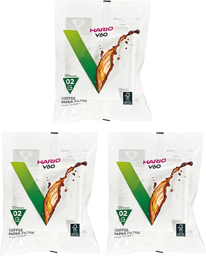 Hario V60 Paper Coffee Filter, Size 02 by Hario