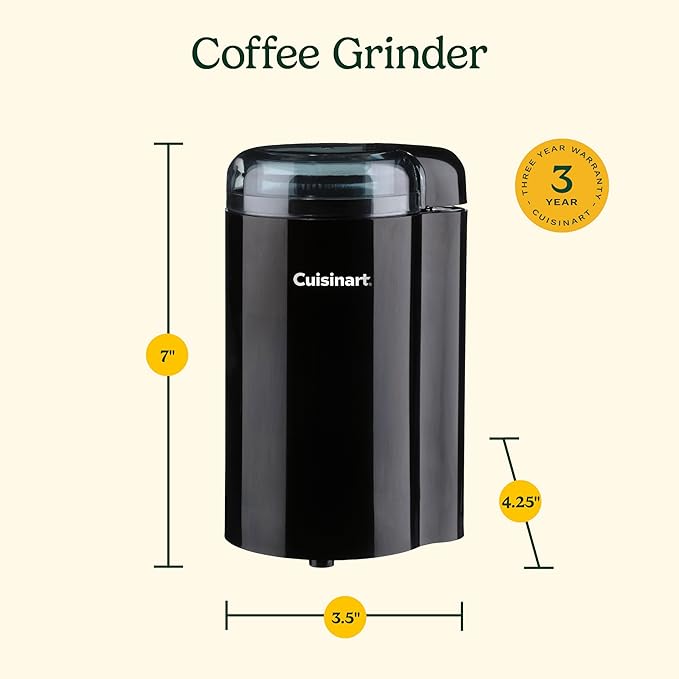 Cuisinart Coffee Grinder, One Touch Control Coffee Bean Grinder - Image 7