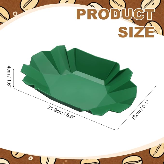 uxcell Coffee Beans Sample Tray, 260g Coffee Beans Display Dish Reusable - Image 2