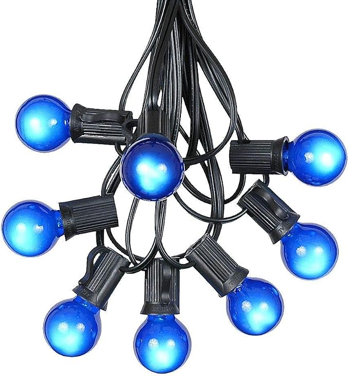 25 Foot G30 Outdoor Patio String Lights by NoveltyLights-LightExperts
