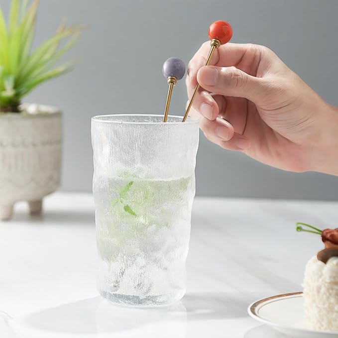 4PCS Stainless Steel Cocktail Swizzle Sticks Reusable Mixing Stirrers Coffee - Image 6