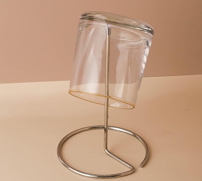 Minimalist Stainless Steel Cup Drying Rack, Single Mug Upside Down Holder - Image 2