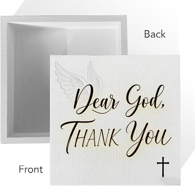 Christian Wooden Box Sign5x5 Inch - Image 3