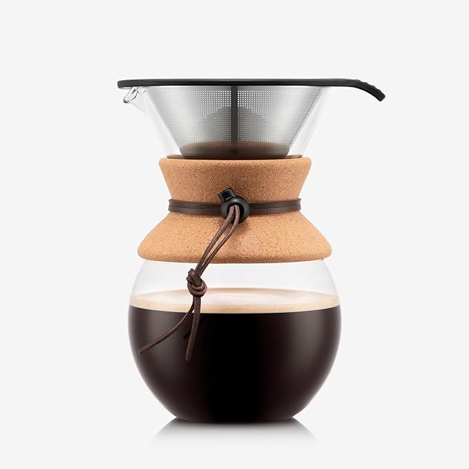 Bodum 34oz Pour Over Coffee Maker, High-Heat Borosilicate Glass by Bodum