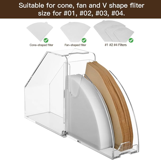 Coffee Filter Holder With Lid - Image 3