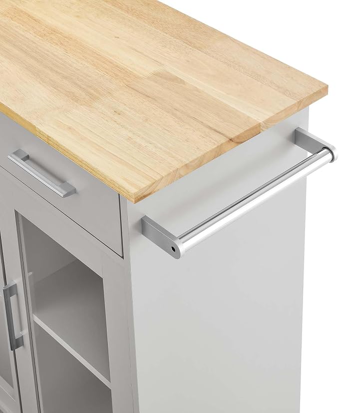 Modway Culinary Rolling Kitchen Cart - Image 7