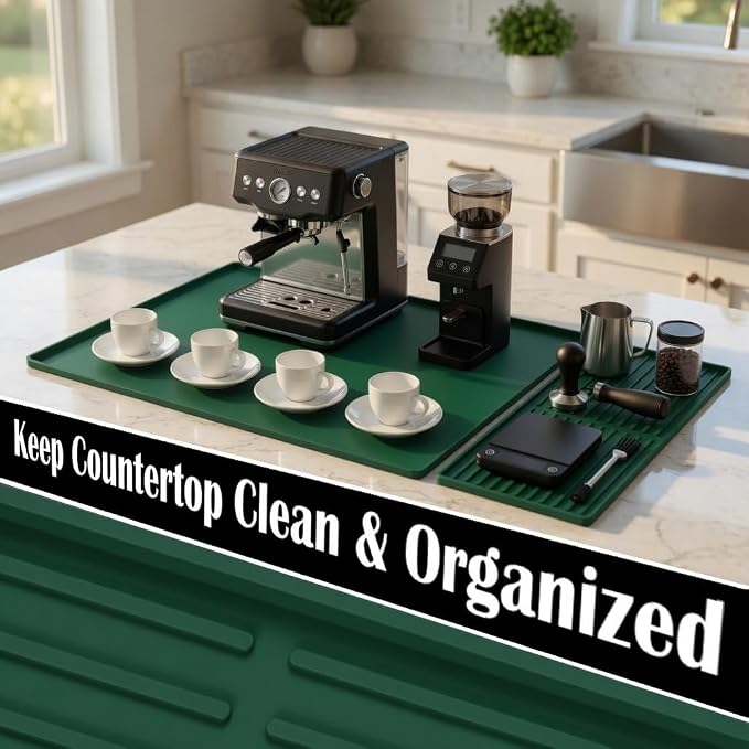 Silicone Coffee Bar Mat 24 x 16 in - Image 6