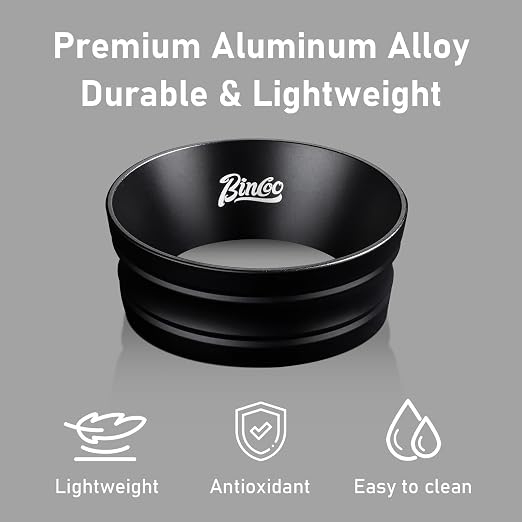 Bincoo Espresso Dosing Funnel 58mm, More Tall Magnetic Aluminum Alloy - Image 3