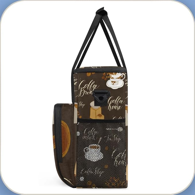 coffee sugar coffee beans Coffee Maker Carring Bag Travel Carrying Storage Tote - Image 4