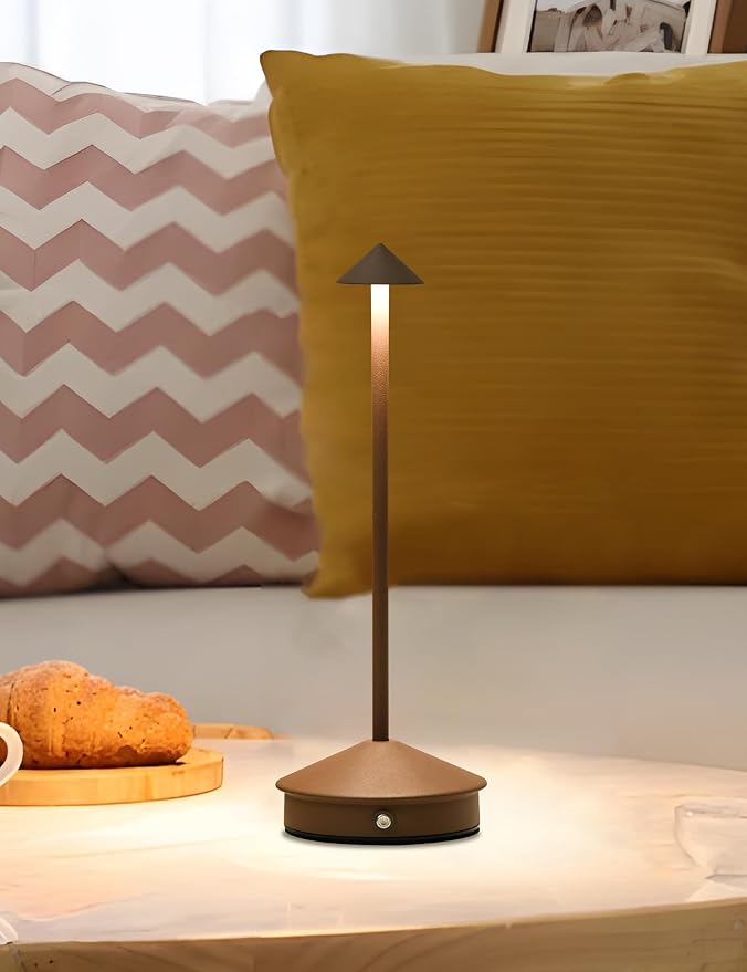 Cordless Table Lamps, LED Rechargeable Desk Lamp, Portable Modern USB Battery - Image 6