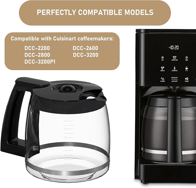 14-Cups Coffee Carafe Replacement Pot Compatible - Image 2