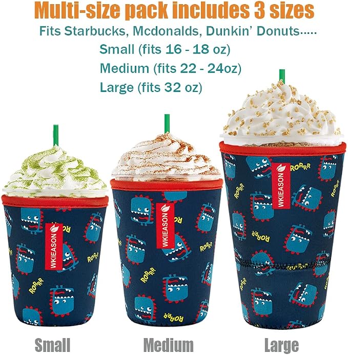Reusable Iced Coffee Insulator Sleeve - Image 4