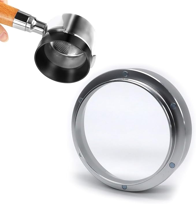 1pc Espresso Dosing Funnel 51/53/58mm Coffee Dosing Ring Aluminum Espresso - Image 3