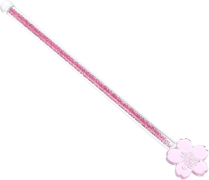 1pc Flower Design Glass Stirring Rod by DOITOOL