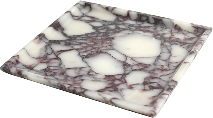 DUANYAN Natural Marble Tray, Coffee Table, Paper Cup, Cake Display, Coffee bar by DUANYAN