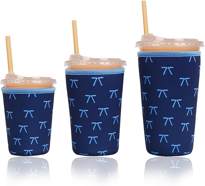 Reusable Insulated Sleeve for Iced Coffee Cup, Beverage Holder for Iced Coffee by Unknown