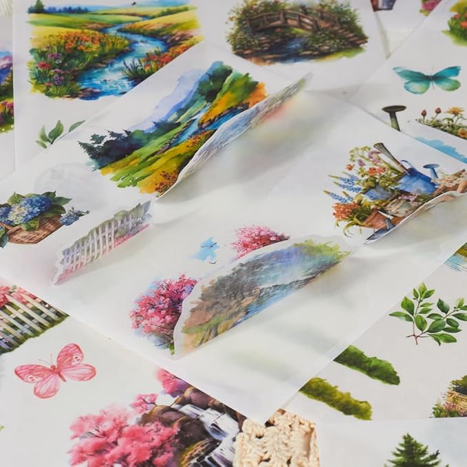 Seasonal Nature Landscape Stickers - Image 7