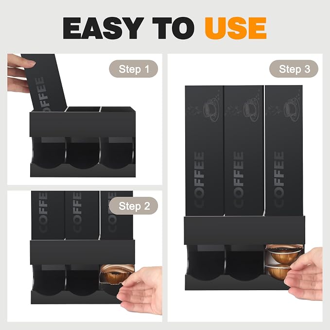 Coffee Pod Holder Storage for Nespresso Pods Vertuo Original Boxes | Wall Mount - Image 6