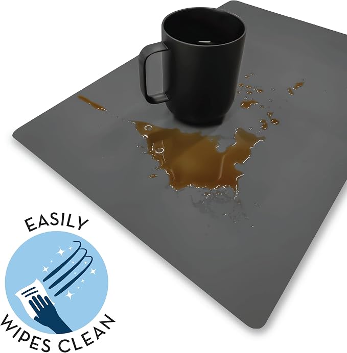 S&T INC. Coffee Mat, Silicone Bar Mat - Image 3