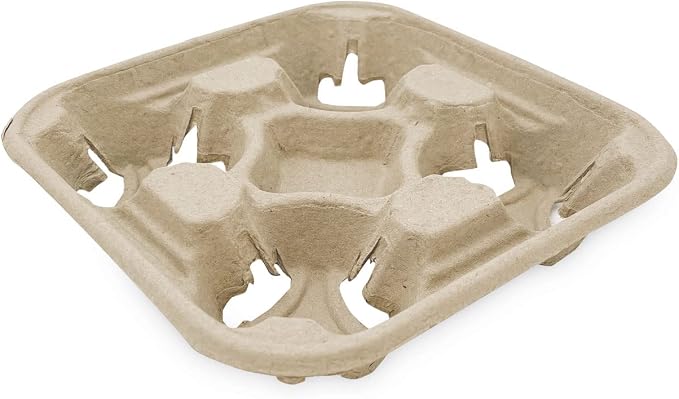 Boardwalk BWK4CUPCARRIER Four Cup Carrier Tray by Boardwalk
