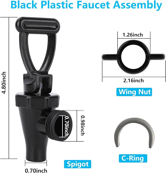 03260.0002 Faucet Kit for Tea Dispenser, Replacement Spigot for Beverage - Image 5
