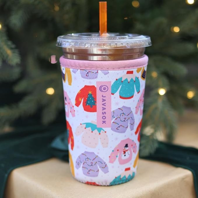 Sok It JavaSok Iced Coffee & Cold Soda Insulated Neoprene Cup Sleeve - Image 2