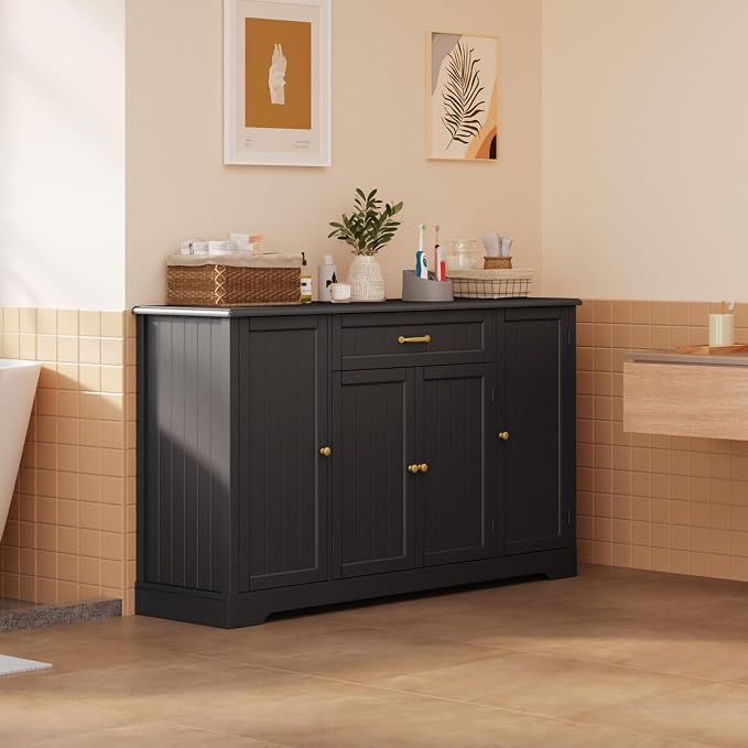 Gizoon 56" Kitchen Coffee Bar Cabinet - Image 7