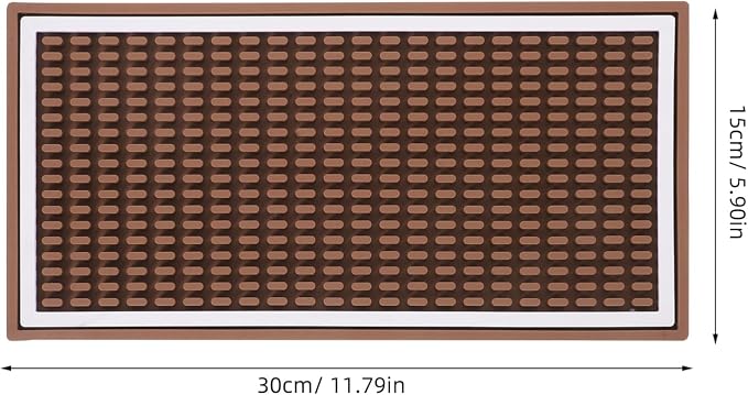 Elegant Bar Counter Mats Soft Drain Pad Coffee Bar Spill Mat Restaurant for - Image 2