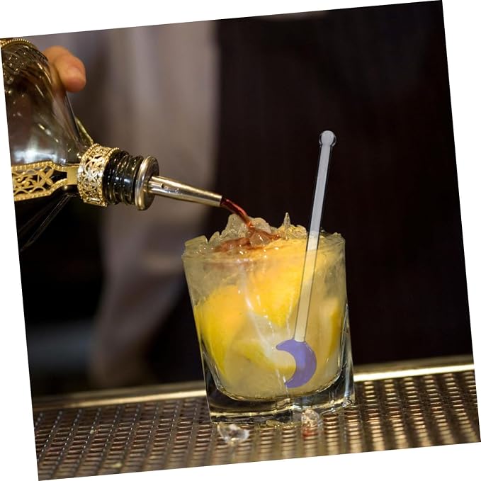 6Pcs Creative Stirring Sticks Moon Star Shaped Drink Stirrers - Image 4