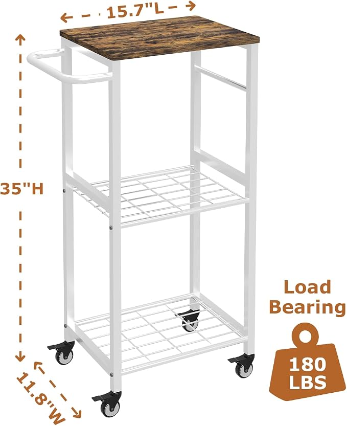 Kitchen Microwave Stand Cart - Image 3