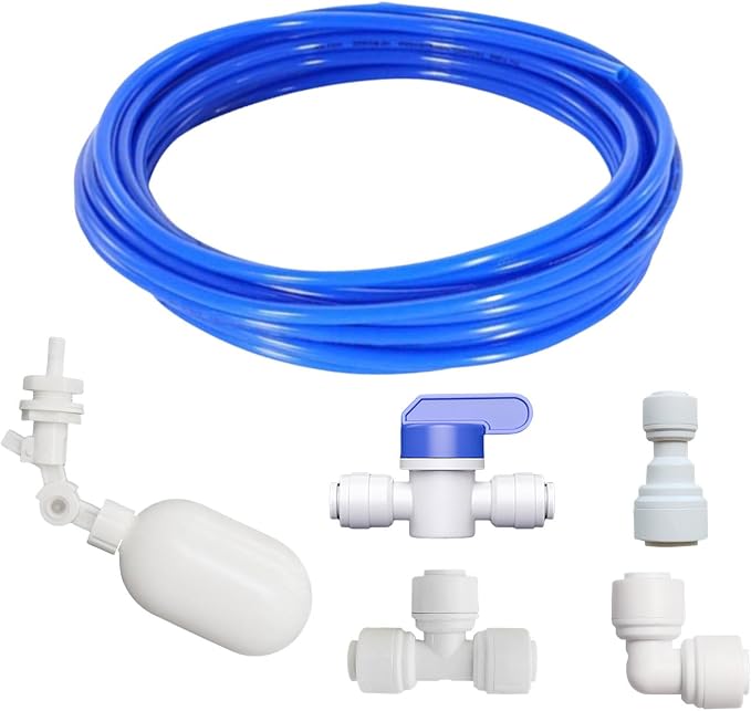 1/4 inch Tube Float Valve Kit for RO Water Reverse Osmosis System water filter by GOOGIES