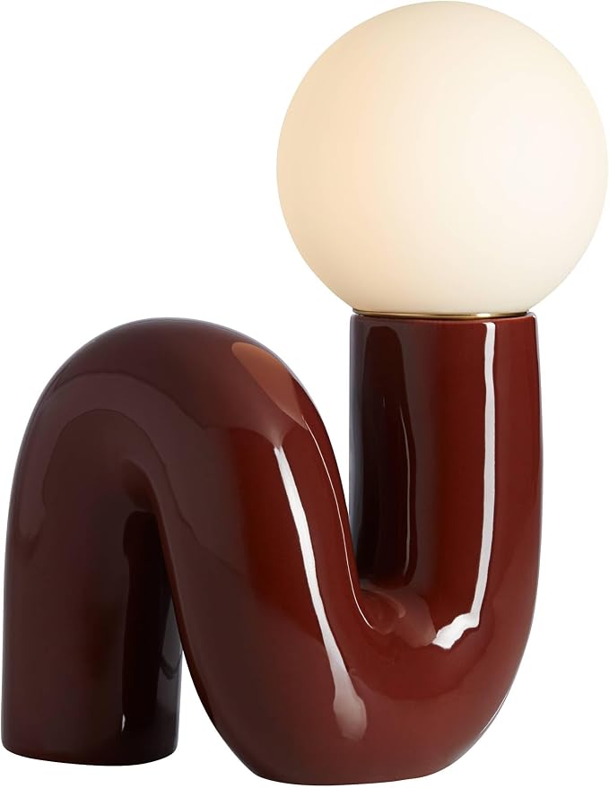 360 Lighting Fondant 11 3/4" Small Mid Century Modern Accent Table Lamp by 360Lighting