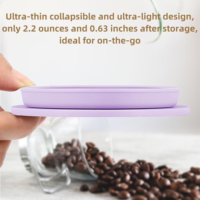 2 Pieces Collapsible Paperless Travel Pour Over Coffee Dripper Kit, Single Cup - Image 4