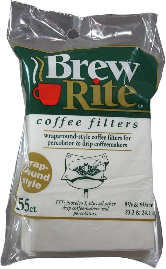 Brew Rite Rockline Wrap Around Percolator Coffee Filters by Brew+Rite