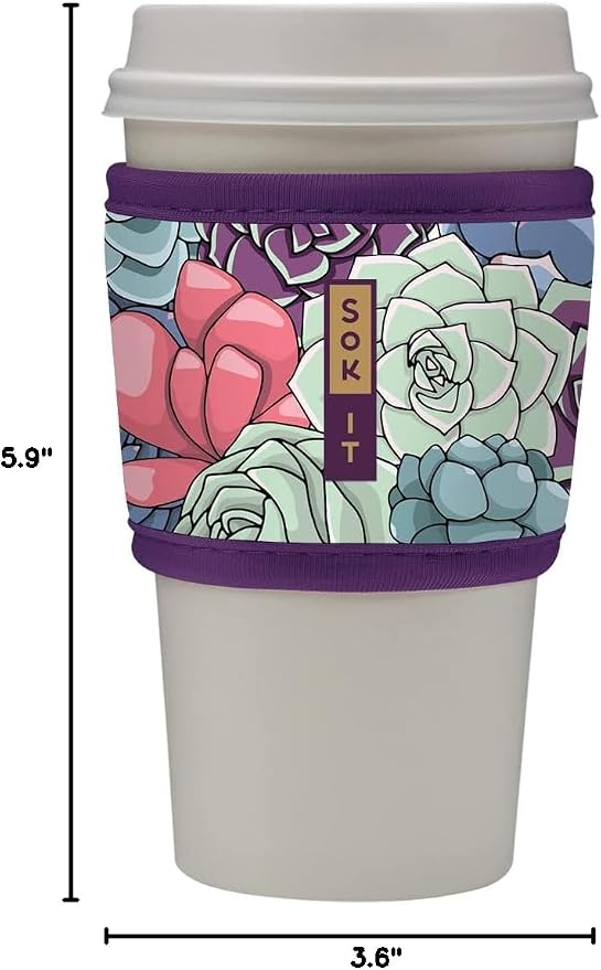 Sok It HotSok Coffee & Tea Reusable Insulated Neoprene Cup Sleeve - Image 7
