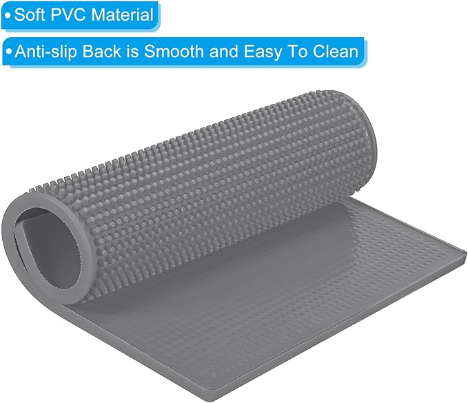 PATIKIL 16" x 12" x 0.4" PVC Bar Mats, 2 Pack Non-Slip Bar Service Cup Mat - Image 3