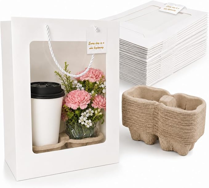 StatueLux Clear Window Gift Bags by Unknown