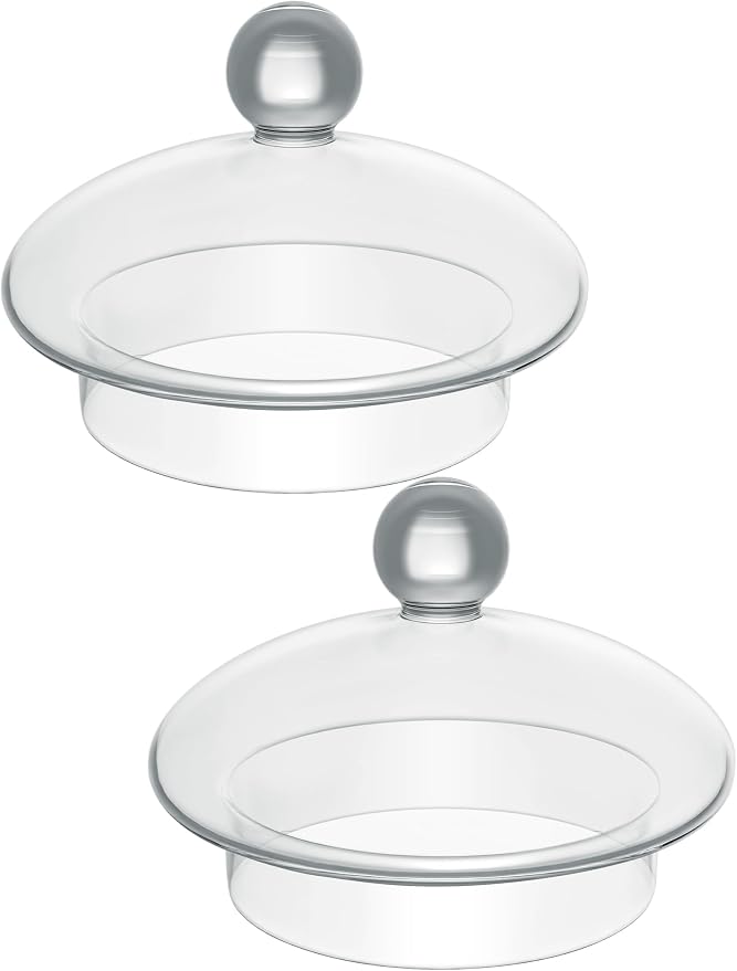 NiHome 2 Pcs Glass Lid for Chemex Coffee Maker, Heat-Retaining Drip Kettle by NiHome