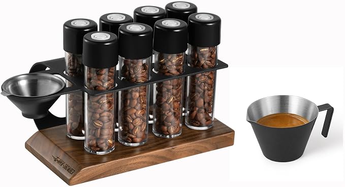 MHW-3BOMBER Coffee Bean Cellar & Espresso Measuring Cup 2oz by MHW-3BOMBER