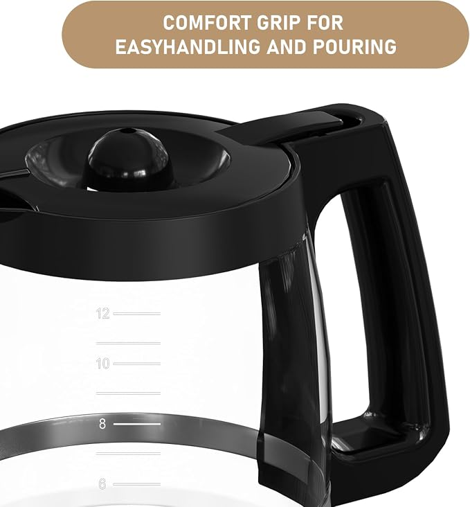 12-Cup Coffee Maker Glass Carafe Replacement Compatible - Image 4